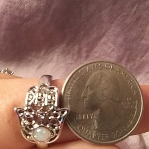 Beautiful with stone, plated, size 9 new